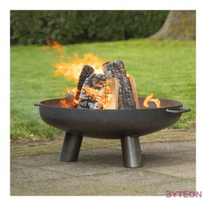 Fém tűzrakó tál, 60 cm átmérőjű