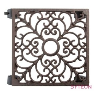 Öntöttvas gurulós virágtartó, 28 x 28 cm