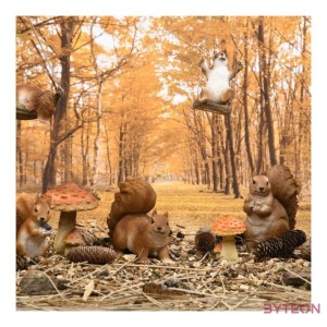 Mókus függőágyban polyresin szobor, kültéri és beltéri dekorációs kiegészítő