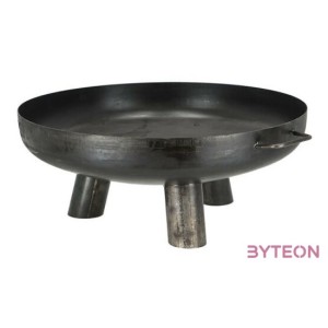 Fém tűzrakó tál, 60 cm átmérőjű