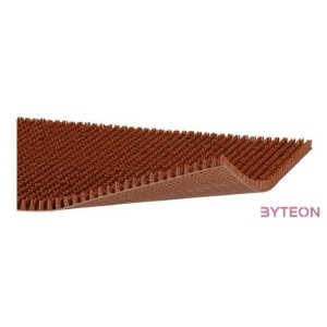 Lábtörlő vízlepergető sörtékkel,  58 x 28 cm, barna