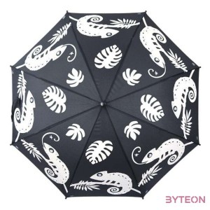 Esőre színváltós kaméleon mintás gyerek esernyő