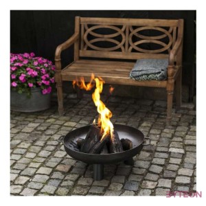 Fém tűzrakó tál, 60 cm átmérőjű