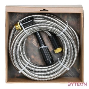 Rozsdamentes acél kerti locsoló slag, 10 m