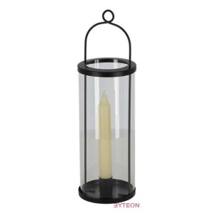 Felakasztható üveg gyertyatartó, 32,5 cm