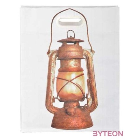 Bevásárló táska, lámpás mintával, 35 x 44 cm