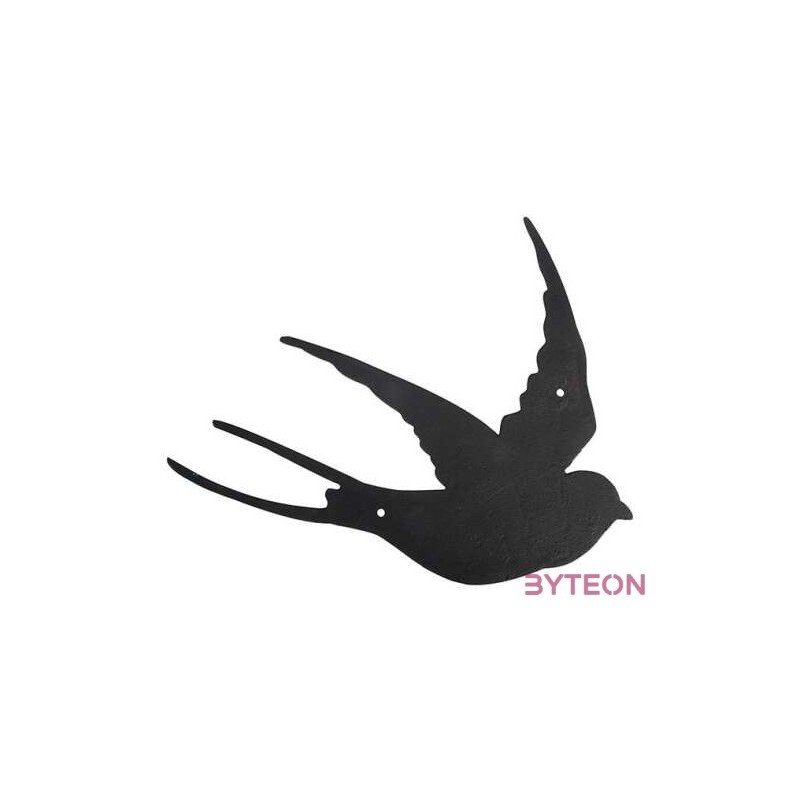 Öntöttvas fecske dekoráció, B, 38 cm