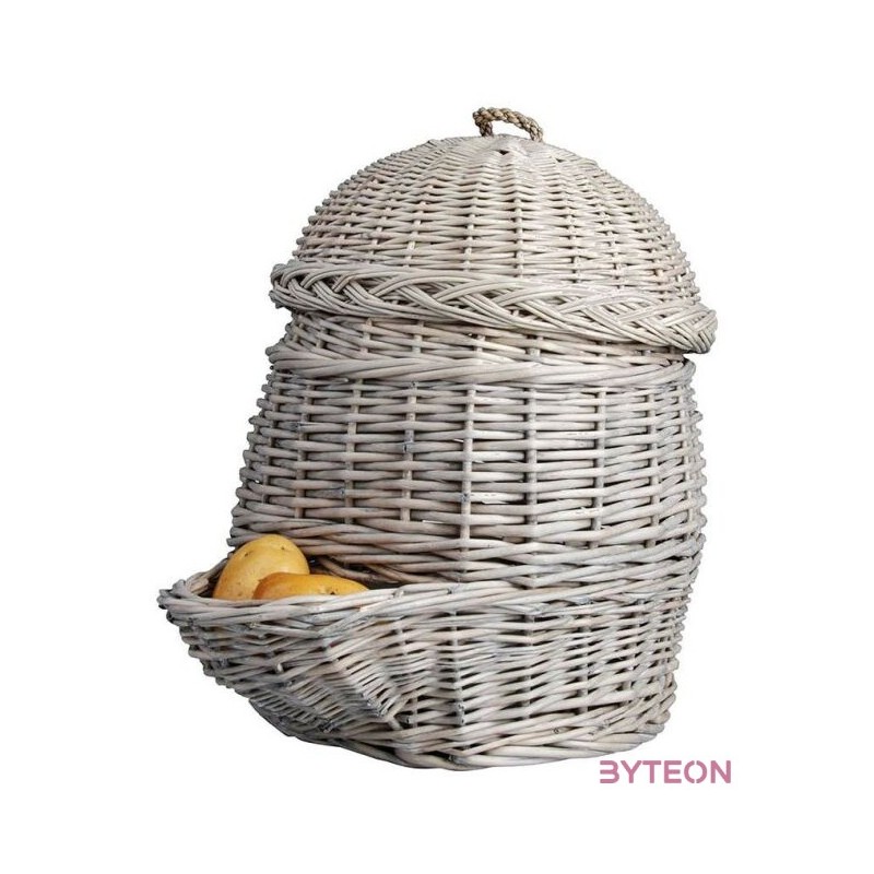 Fonott burgonyatároló kosár