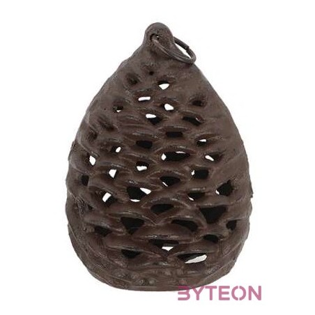 Öntöttvas mécsestartó, toboz alakú, 15 x 19 cm