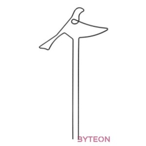 Fémből készült madár alakú növénytámasz, B