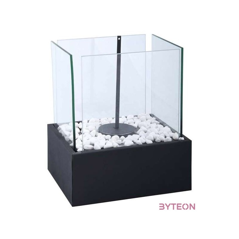 Bioethanol asztali kandalló, szögletes alakú, 25 x 28 cm