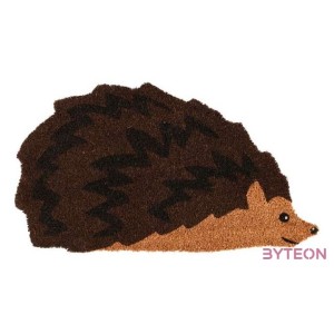 Kókuszrost lábtörlő, süni formájú, 75 x 40 cm