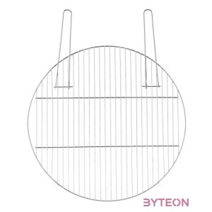 Fém grillrács fogóval, 61,5 cm átmérőjű
