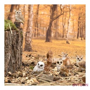 Leszúrható róka polyresin szobor, kültéri és beltéri dekorációs kiegészítő