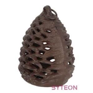 Öntöttvas mécsestartó, toboz alakú, 15 x 19 cm