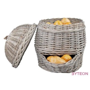 Fonott burgonyatároló kosár