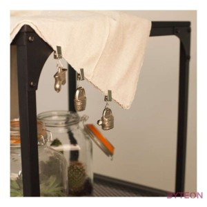 Öntöttvas csipeszes terítőnehezék, szerszámos