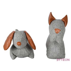 Ajtókitámasztó kutya, westie alakú, 1,5 kg