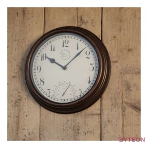 Óra hőmérővel, 31 cm átmérőjű