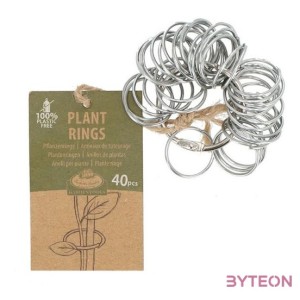 Fém növény gyűrű szett, 40 db-os