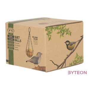 Faggyúgolyó madáreleség tartóval, 35 db-os