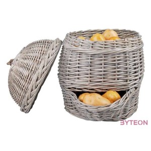 Fonott burgonyatároló kosár