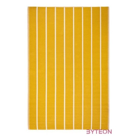 Csíkos kültéri szőnyeg, 120 x 180 cm, sárga