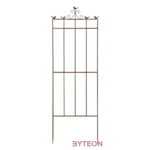 Növény kitámasztó állvány, madár díszítéssel, 52 x 160 cm