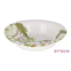 Mezei virág mintás papír mélytányér, 8 db-os, 15 cm átmérőjű