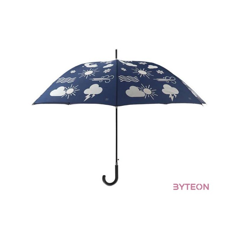 Esőre színváltós felhő mintás esernyő, 116,5 cm átmérőjű