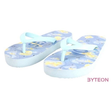 Tengerpart mintás flip-flop papucs gyerekeknek 25, Sea You felirattal
