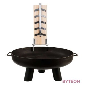 Lazac sütő állvány, tűzrakóra rögzíthető