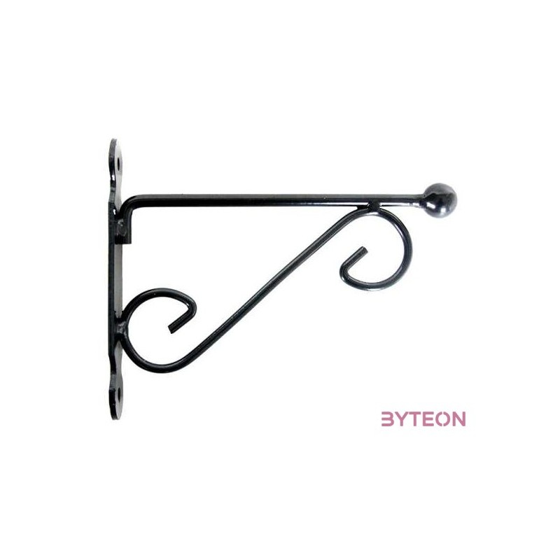 Kovácsoltvas virágtartó konzol, 19 cm