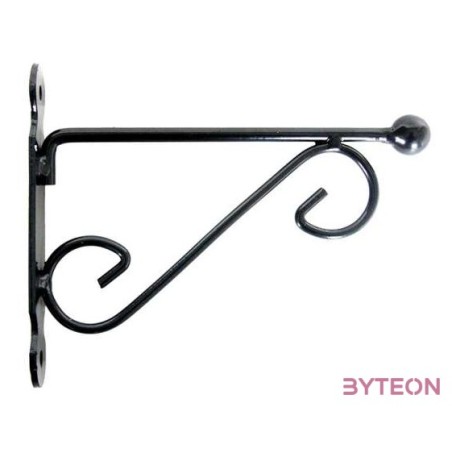 Kovácsoltvas virágtartó konzol, 19 cm