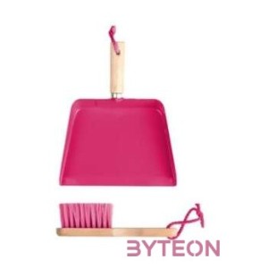 Gyerek seprű és lapát, pink