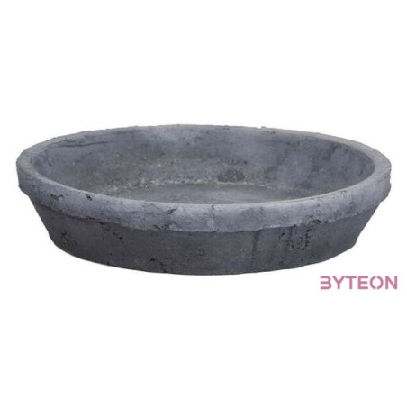 Terrakotta alátét, kerek, szürke