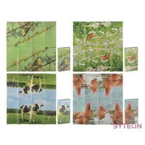 Állatmintás zsebkendő, bocis