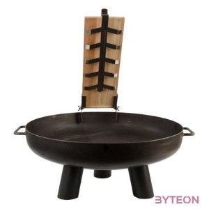 Lazac sütő állvány, tűzrakóra rögzíthető