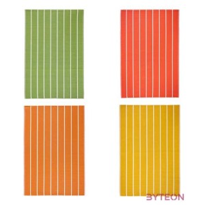 Csíkos kültéri szőnyeg, 120 x 180 cm, sárga