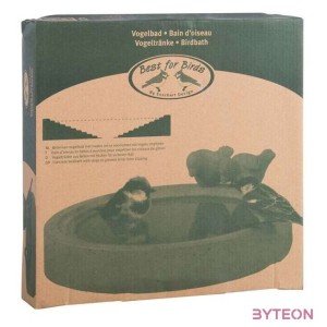 Beton madáretető és itató tál, 29 cm átmérőjű