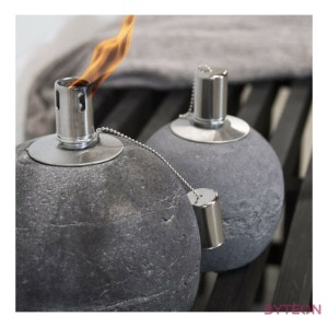 Beton olajlámpa, 14 cm átmérőjű