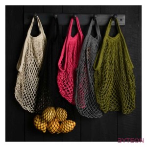 Retró bevásárló táska, szürke