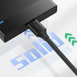 UGREEN USB 3.0 - micro USB 3.0 kábel, 1m (fekete)