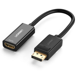 UGREEN MM137 DisplayPort kábel (dugó) - 4K HDMI (aljzat) adapter(fekete)