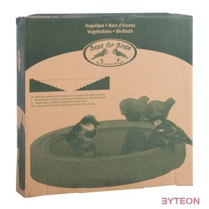 Beton madáretető és itató tál, 29 cm átmérőjű