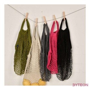 Retró bevásárló táska, szürke