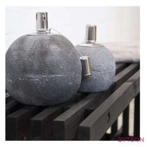 Beton olajlámpa, 14 cm átmérőjű