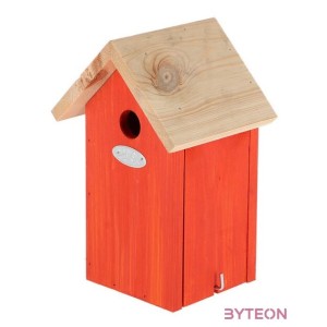Fa madárház cinegéknek, 17 x 25,5 cm, narancssárga