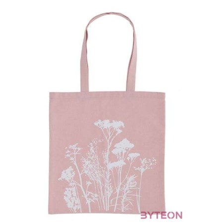 Mezei virág mintás bevásárlós táska, pink