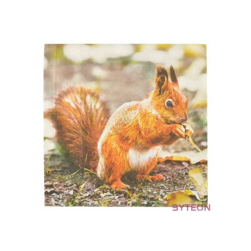 Madaras és mókusos szalvéta